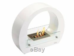 PURLINE Bio-Ethanol Fireplace White