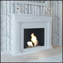 Portal bioethanol fireplace DECEMBER-TÜV white