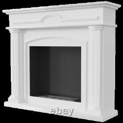 Portal bioethanol fireplace DECEMBER-TÜV white