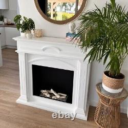 Portal bioethanol fireplace DECEMBER-TÜV white