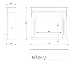 Portal bioethanol fireplace NOVEMBER-TÜV