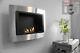 Premium Bio Ethanol Fireplace Wave Wall Hung Modern Design Beofires