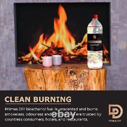 Primes DIY Premium Bioethanol Fuel, firepit, stoves Table top Liquid 24 litre