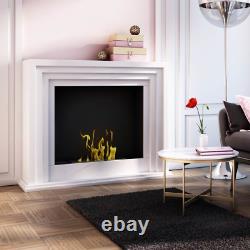 QUAERERE BIO FIREPLACE white with TÜV certificate PRICE INCLUDING GLASS