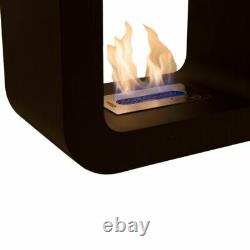 Qlima Ethanol Fireplace Square 42x23x42 cm Chimney Fire Pit Decoration FFB 4242