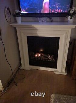 Quality Luxury Gel Fireplace Self Standing Bio Ethanol cw Fake Logs