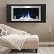 Recessed Wall Mounted Bio Ethanol Fireplace Stainless Steel Glass Biofire Heater