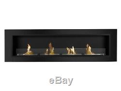 Recessed Wall Ventless Bio Ethanol Fireplace Accalia Ignis