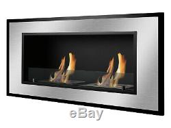 Recessed Wall Ventless Bio Ethanol Fireplace Bellezza Ignis