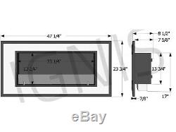 Recessed Wall Ventless Bio Ethanol Fireplace Bellezza Ignis