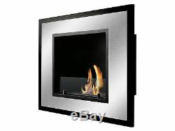 Recessed Wall Ventless Bio Ethanol Fireplace Bellezza Mini Ignis