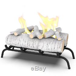 Regal Flame Birch 18 Bio Ethanol Ventless Fireplace Convert Gas Log Insert Set