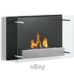 Regal Flame Milan 24 Ventless Wall Mounted Bio Ethanol Fireplace Heater