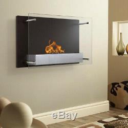 Regal Flame Milan 24 Ventless Wall Mounted Bio Ethanol Fireplace Heater