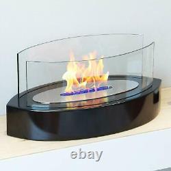 Regal Flame Veranda Ventless Fire Pit Fire Bowl Pot Bio Ethanol Fireplace Black