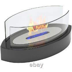 Regal Flame Veranda Ventless Fire Pit Fire Bowl Pot Bio Ethanol Fireplace Black