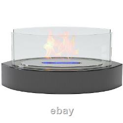 Regal Flame Veranda Ventless Fire Pit Fire Bowl Pot Bio Ethanol Fireplace Black