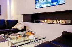 Remote Controlled (electric) bioethanol 180cm Fireplace