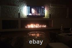Remote Controlled (electric) bioethanol 180cm Fireplace