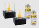Set 2x Smart Bio Fireplace + 2x Lemongrass Biofuel