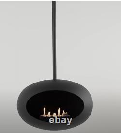 SKY bio fireplace ceiling hanging Black. Brand new and unused