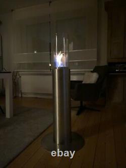 Sehr eleganter Bioethanol Kamin für Innen & Aussen Zylinder 117cm Gesamthöhe