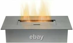 Small Bio Ethanol Burner in Stainless Steel, 1.5 Litre Capacity