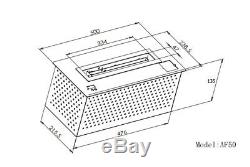 Ventless Automatic Bio ethanol burner INSERT Intelligent fireplace