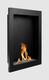 Vertical Hanging Bio-fireplace, Black, Structural, Matt