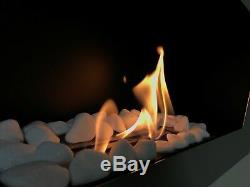 Wall Fireplace Bio Ethanol Stainless Steel Model Q 900 with TUV