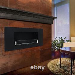 Wall/ Insert Fire Flame Ethanol Stainless Steel Glass Fire Fireplace Decorations