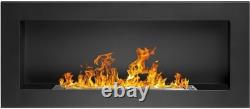 Wall-Mounted Bio Ethanol Fireplace 900x400mm Modern Ventless Alcohol Heater