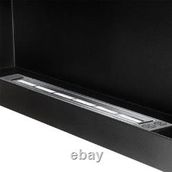 Wall-Mounted Bio Ethanol Fireplace 900x400mm Modern Ventless Alcohol Heater