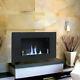 Wall Mounted Bio Ethanol Fireplace Inset Fire Biofire 1100mm X 540mm With Glass