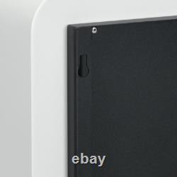 Wall-Mounted Bio ethanol Fireplace, 1L Tank, 2.5h Burn Time