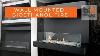 Wall Mounted Bioethanol Fire In Black And In White Bio Fireplace Group