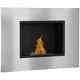 Wall Mounted Bioethanol Fireplace Heater Stove With 1.5l Tank