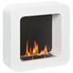 Wall Mounted Ethanol Fireplace Heater Stove Fire & 1l Tank 2.5 Hour Burning Time