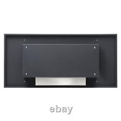 Wall Mounted/Inset Bio Ethanol Fireplace with 52cm Long Biofire Fire Box Burner