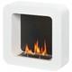 Wall Mounting Bio Ethanol Fireplace Heater Burning With 1l Tank, White