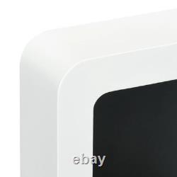 Wall Mounting Bio Ethanol Fireplace Heater Burning with 1L Tank, White