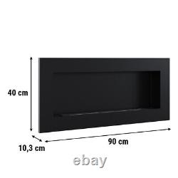 Wall mounted Bioethanol fireplace DELTA2 SLIM TÜV GIFTS