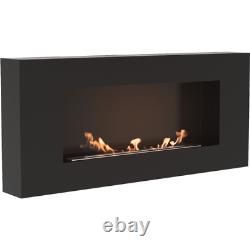 Wall mounted Bioethanol fireplace DELTA FLAT TÜV GIFTS