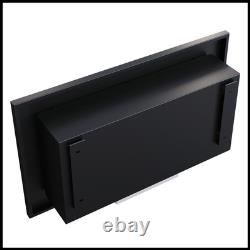 Wall mounted Bioethanol fireplace GOLF 2 black TÜV