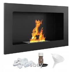 Wall mounted Bioethanol fireplace GOLF TÜV set