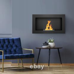 Wall mounted Bioethanol fireplace GOLF TÜV set