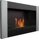 Wall Mounted Bioethanol Fireplace Golf Vertical With Glazing TÜv