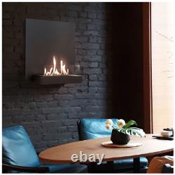 Wall mounted Bioethanol fireplace PLANK