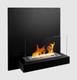 Wall Mounted Bio Fireplace Board Black 45 Cm X 47 Cm X 16,5 Cm
