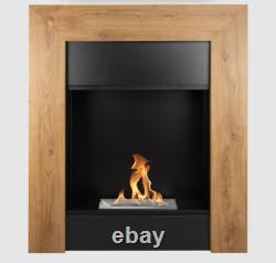 Wooden Denver portal bio fireplace